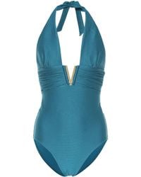 Heidi Klein Badeanzug V Bar - Grün