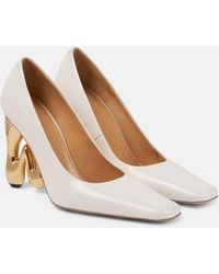 JW Anderson - Logo Leather Pumps - Lyst
