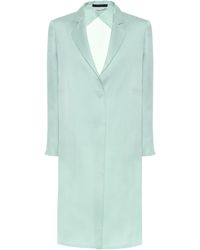 Max Mara Manteau en soie - Vert