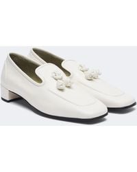 Bottega Veneta - Romeo Knot Leather Loafer Pumps - Lyst