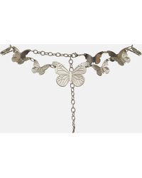Blumarine - Butterfly-embellished Belt - Lyst