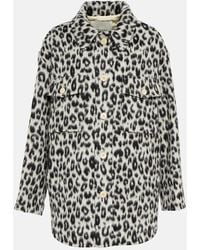 Isabel Marant - Odelino Leopard-Print Virgin Wool Jacket - Lyst