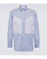Junya Watanabe - X Roy Lichtenstein camisa de algodon patchwork - Lyst