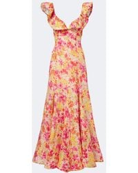 La Fuori - Genevieve's Floral Embellished Maxi Dress - Lyst