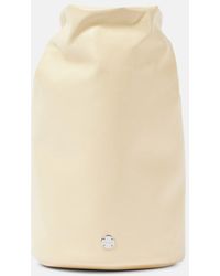 The Row - Sporty Leather Pouch - Lyst