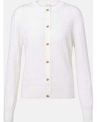 Bottega Veneta - Knot Ribbed-Knit Wool Cardigan - Lyst