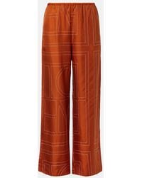 TOTEME - Toteme Silk Pants - Lyst