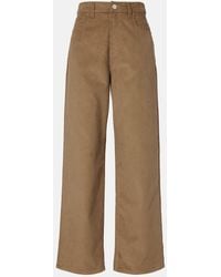 Rohe - Cotton Corduroy Wide-Leg Pants - Lyst