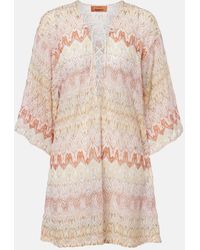Missoni - Zigzag Lame Beach Cover-Up - Lyst
