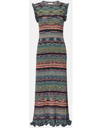 Ulla Johnson - Ajak Ribbed-Knit Midi Dress - Lyst