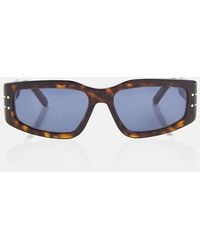 Dior - Diorsignature S9U Rectangular Sunglasses - Lyst