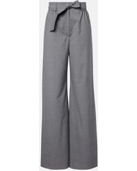Max Mara - Salpa Virgin Wool Wide-Leg Pants - Lyst