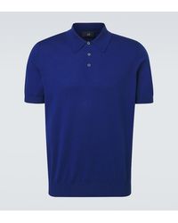 dunhill - Polo De Algodon Y Seda - Lyst