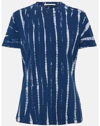 Proenza Schouler - White Label Finley Tie-dye Cotton-blend T-shirt - Lyst