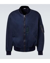 A.PRESSE - Vintage Silk And Cotton Bomber Jacket - Lyst