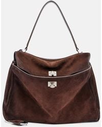 Balenciaga - Rodeo Medium Suede Tote Bag - Lyst