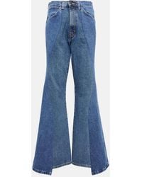 Gabriela Hearst - Foster Patchwork Flared Jeans - Lyst