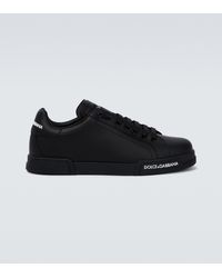 Dolce & Gabbana Portofino nappa sneakers - Nero