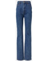 KHAITE - Danielle High-Rise Straight Jeans - Lyst