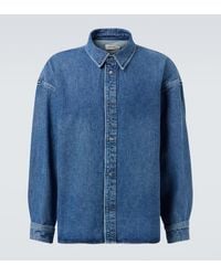 FRAME - Denim Overshirt - Lyst
