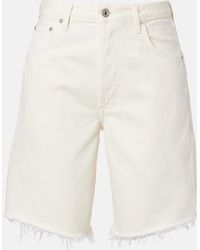Citizens of Humanity - Ayla Denim Bermuda Shorts - Lyst