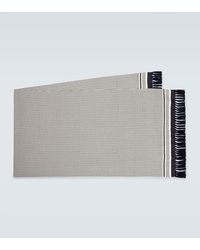 Loro Piana - Echarpe En Soie A Franges - Lyst
