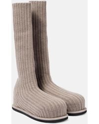 AMINA MUADDI - Veneda 15 Knee-High Sock Boots - Lyst