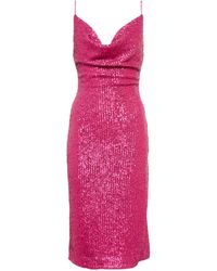 Rebecca Vallance - Missing Hours Sequinned Midi Dress - Lyst