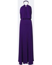 Rabanne - X Dinh Van Embellished Crepe Halterneck Gown - Lyst