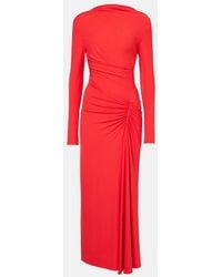 Jonathan Simkhai - Ruched Ferrera Midi Dress - Lyst