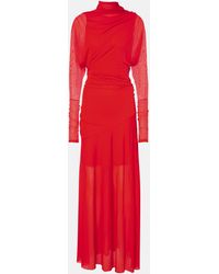 Proenza Schouler - Paula Sheer Crepe Jersey Gown - Lyst