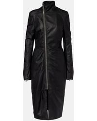 Rick Owens - Gary Leather Coat - Lyst