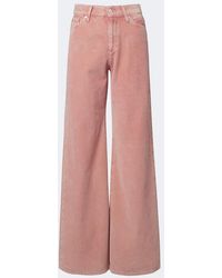 7 For All Mankind - Lotta Cotton Corduroy Wide-Leg Pants - Lyst