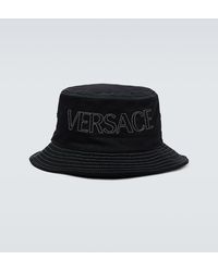 Versace - La Medusa Cotton Canvas Bucket Hat - Lyst