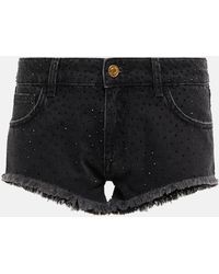 Blumarine - Low-rise Denim Shorts - Lyst