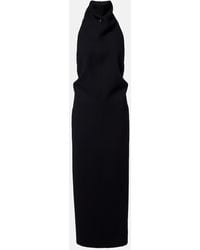 KHAITE - Roxanne Crepe Midi Dress - Lyst