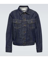 Maison Margiela - Cropped Denim Jacket - Lyst