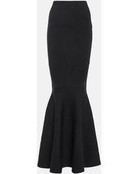 Nina Ricci - High-Rise Wool-Blend Maxi Skirt - Lyst