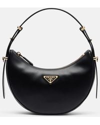 Prada - Arque Mini Leather Shoulder Bag - Lyst