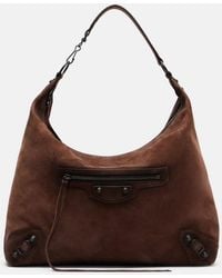 Balenciaga - Le City Medium Suede Tote Bag - Lyst