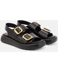 Tod's - Buckle Sandals Shoes - Lyst
