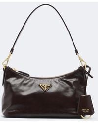 Prada - Mini Leather Shoulder Bag - Lyst