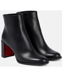 Christian Louboutin - Turela 55 Ankle Boots Aus Leder - Lyst