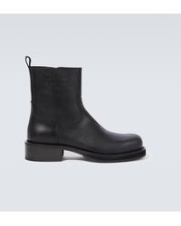 Acne Studios - Leather Ankle Boots - Lyst