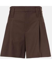 Brunello Cucinelli - Monili Wool-Blend Bermuda Shorts - Lyst