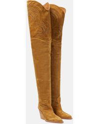 Paris Texas - Holly Dakota Suede Over-the-knee Boots - Lyst