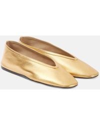 Le Monde Beryl - Ballerinas Luna Aus Metallic-Leder - Lyst