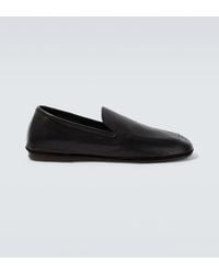 Lemaire - Outdoor Leather Slip-On Shoes - Lyst