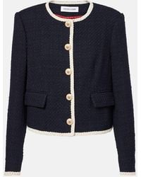 Veronica Beard - Mabel Cropped Tweed Jacket - Lyst
