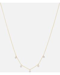 STONE AND STRAND - Disco 10kt Gold Necklace With Diamonds - Lyst